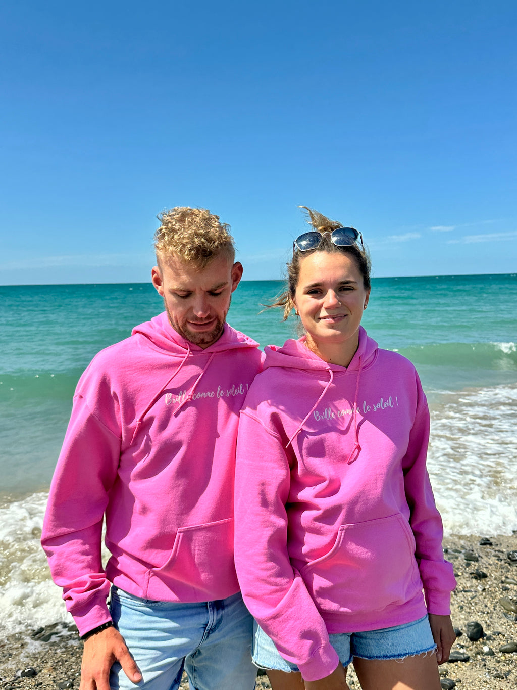 Sweat rose « brille comme le soleil »