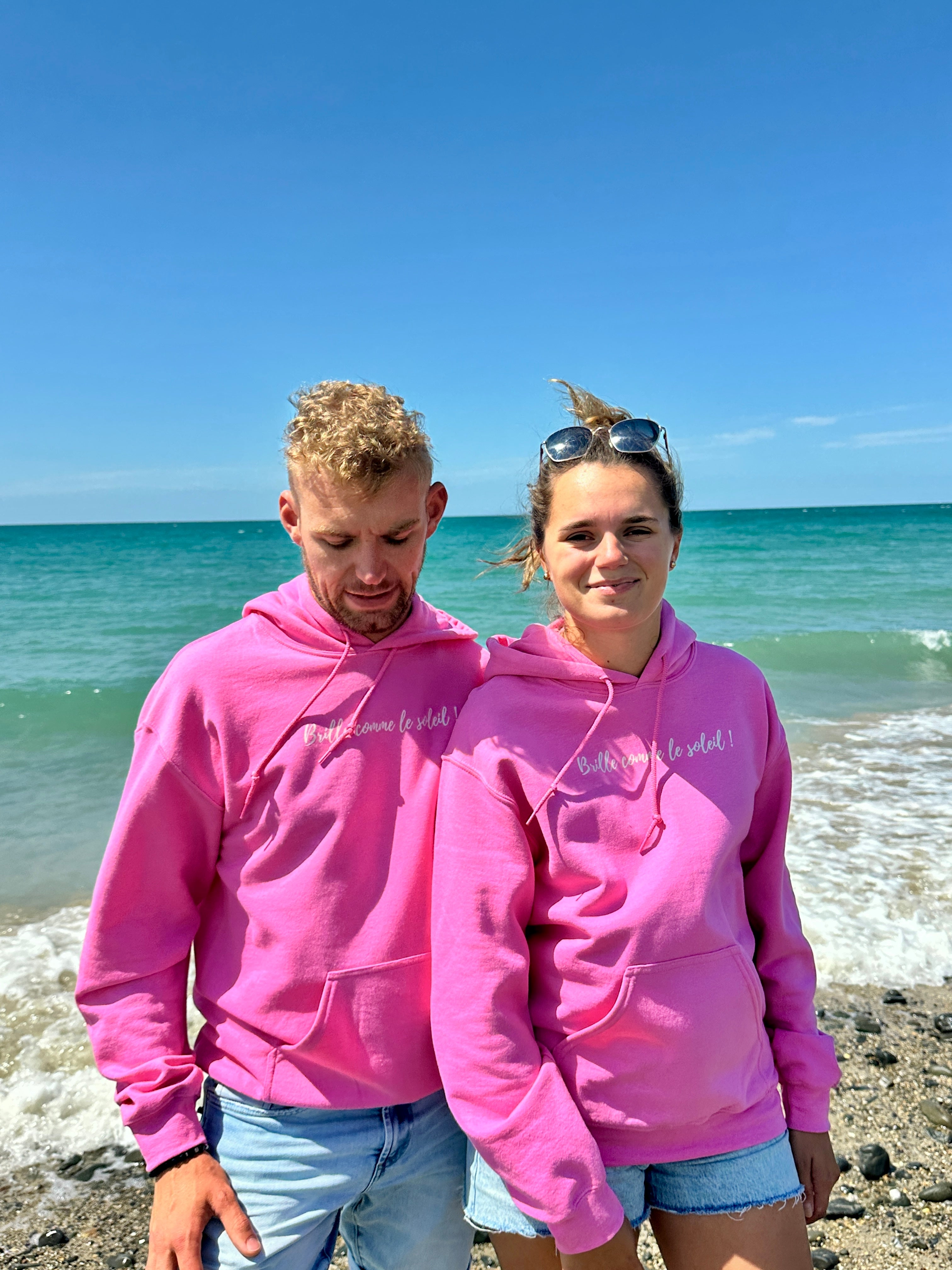 Sweat rose « brille comme le soleil »