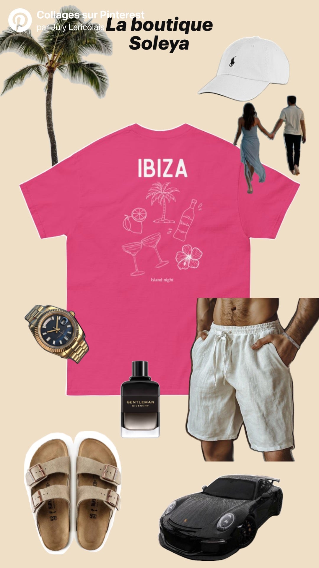 T-shirt “Ibiza Night” – Soleya 🌺🍋🍹
